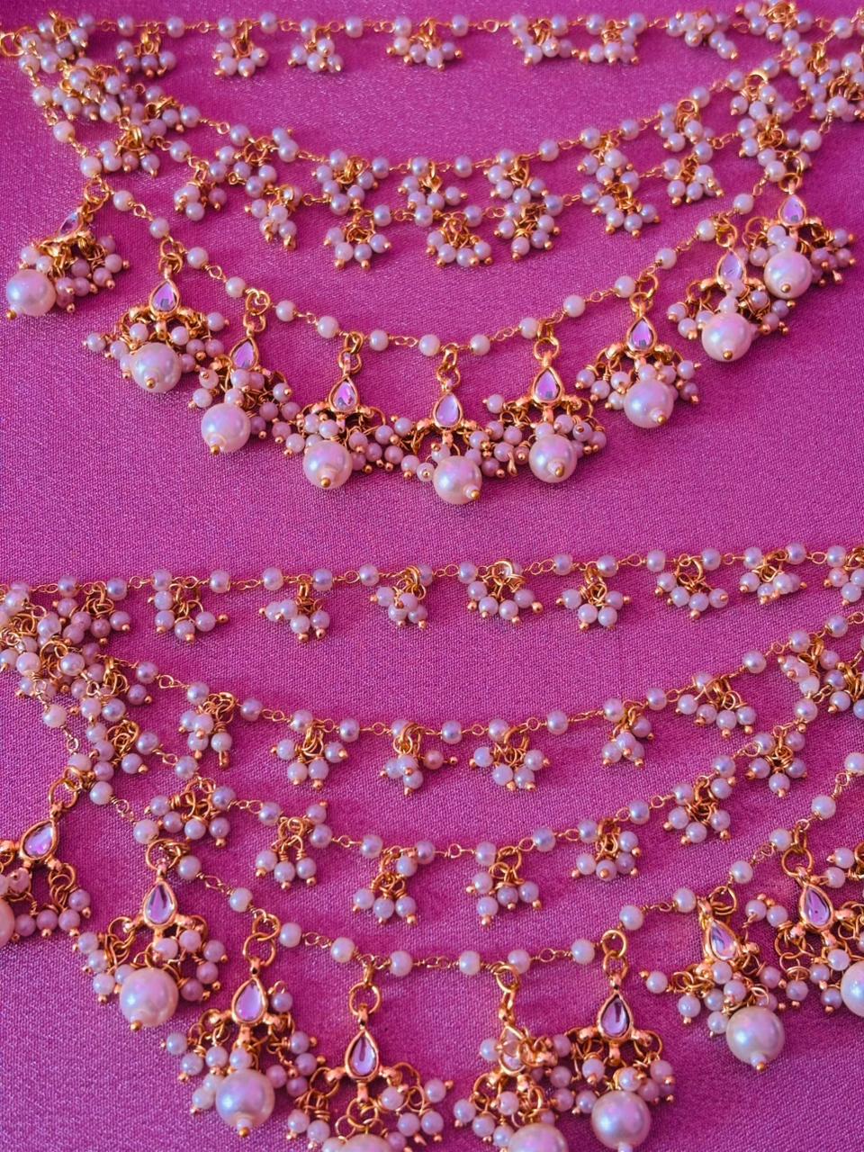 Royal Layered Pearl Ear Sahare - Image 2