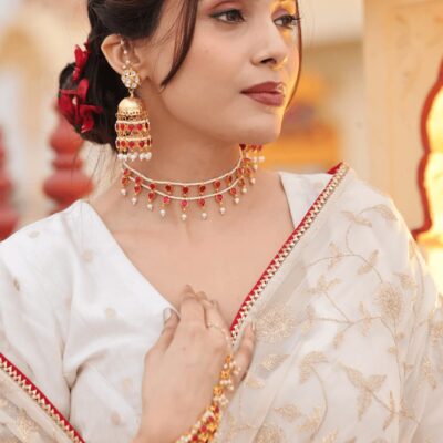 Blush Ruby Necklace Set