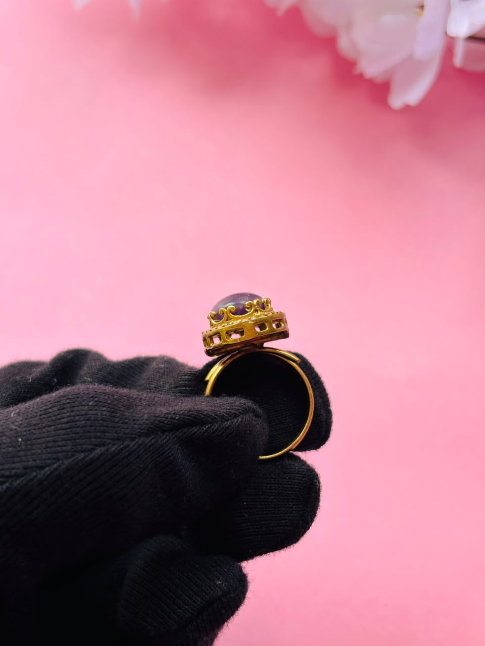 Handcrafted Minimalist Gemstone Ring - Image 5