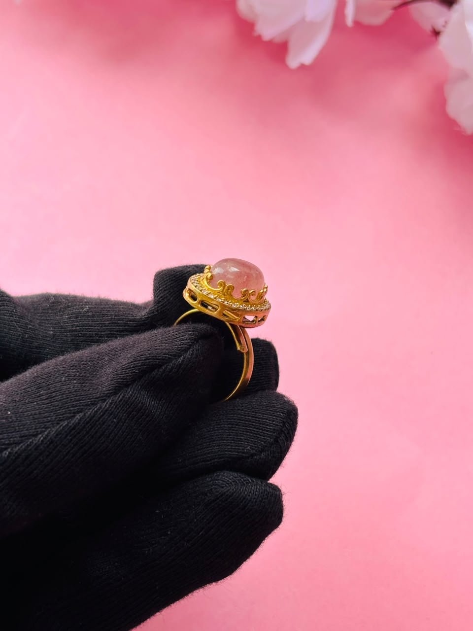 Handcrafted Minimalist Gemstone Ring - Image 3