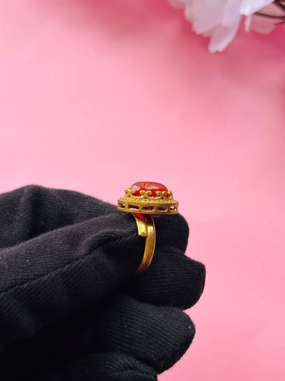 Handcrafted Minimalist Gemstone Ring - Image 5