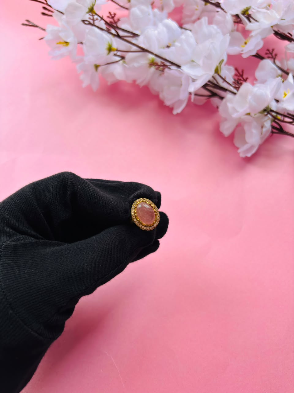 Handcrafted Minimalist Gemstone Ring - Image 2