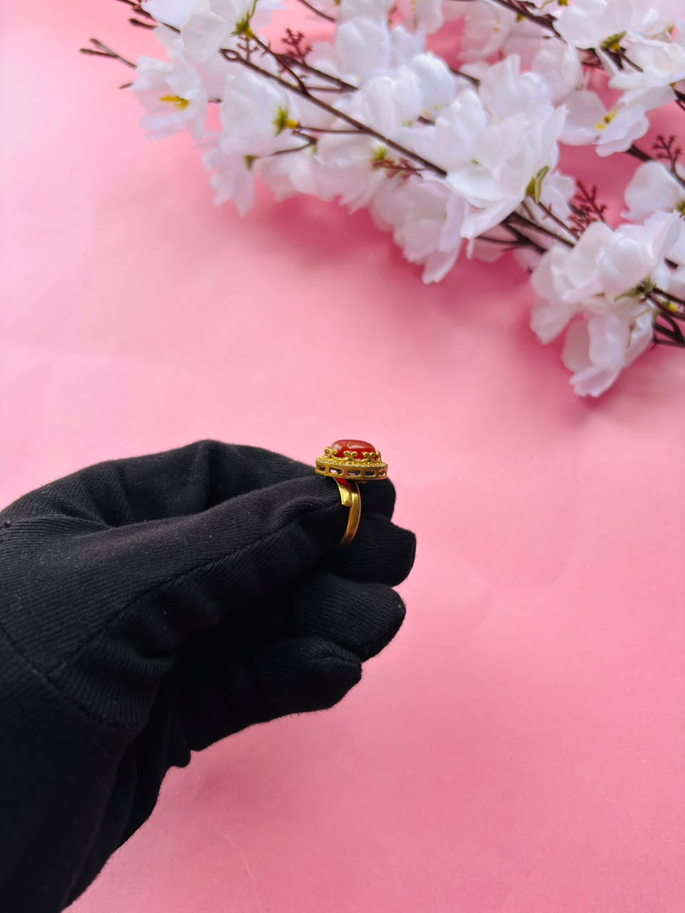 Handcrafted Minimalist Gemstone Ring - Image 4