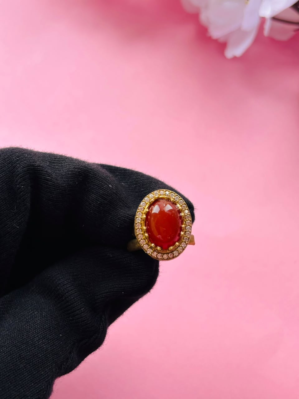 Handcrafted Minimalist Gemstone Ring - Image 3
