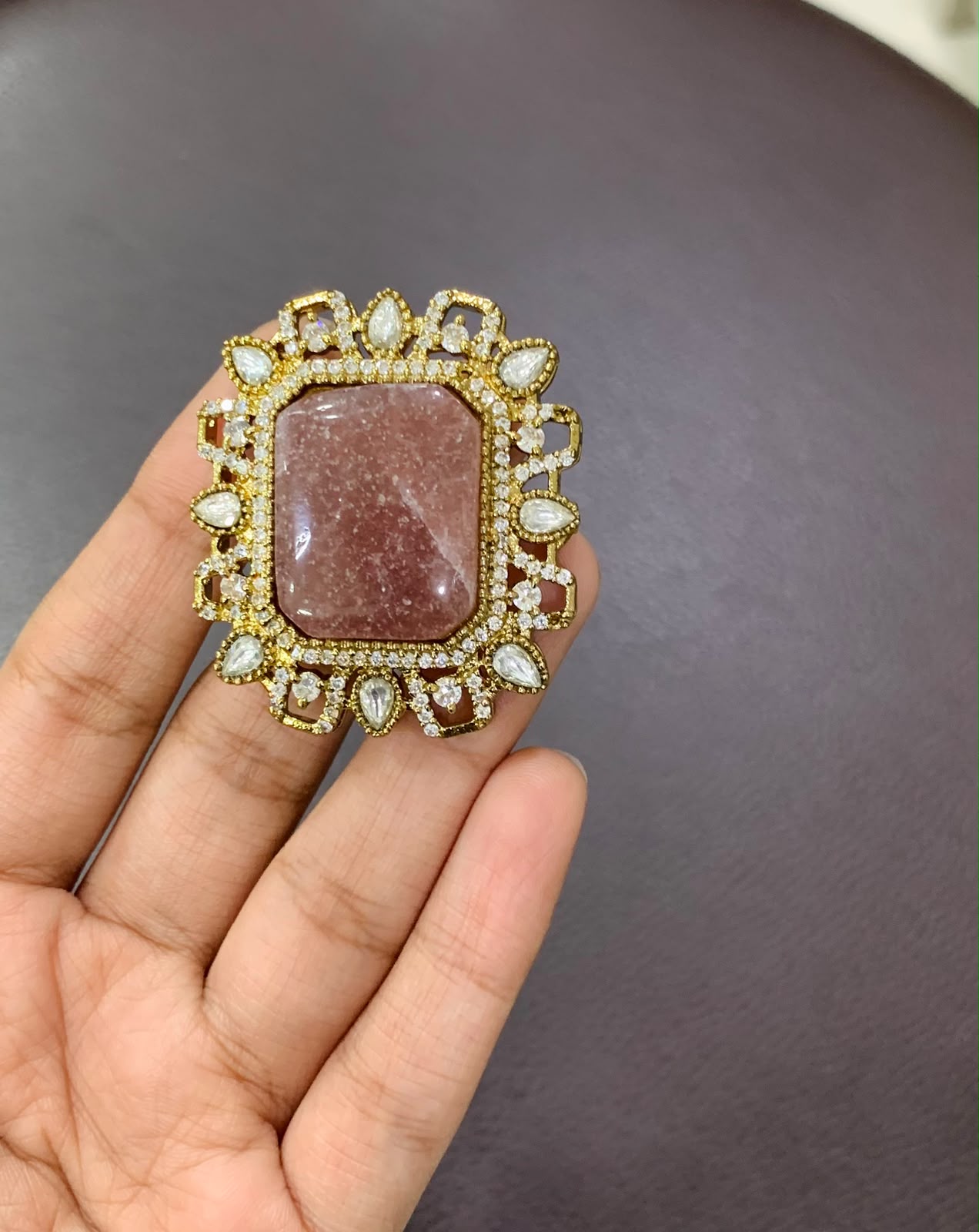 Victorian Style Gemstone Statement Rings - Image 5