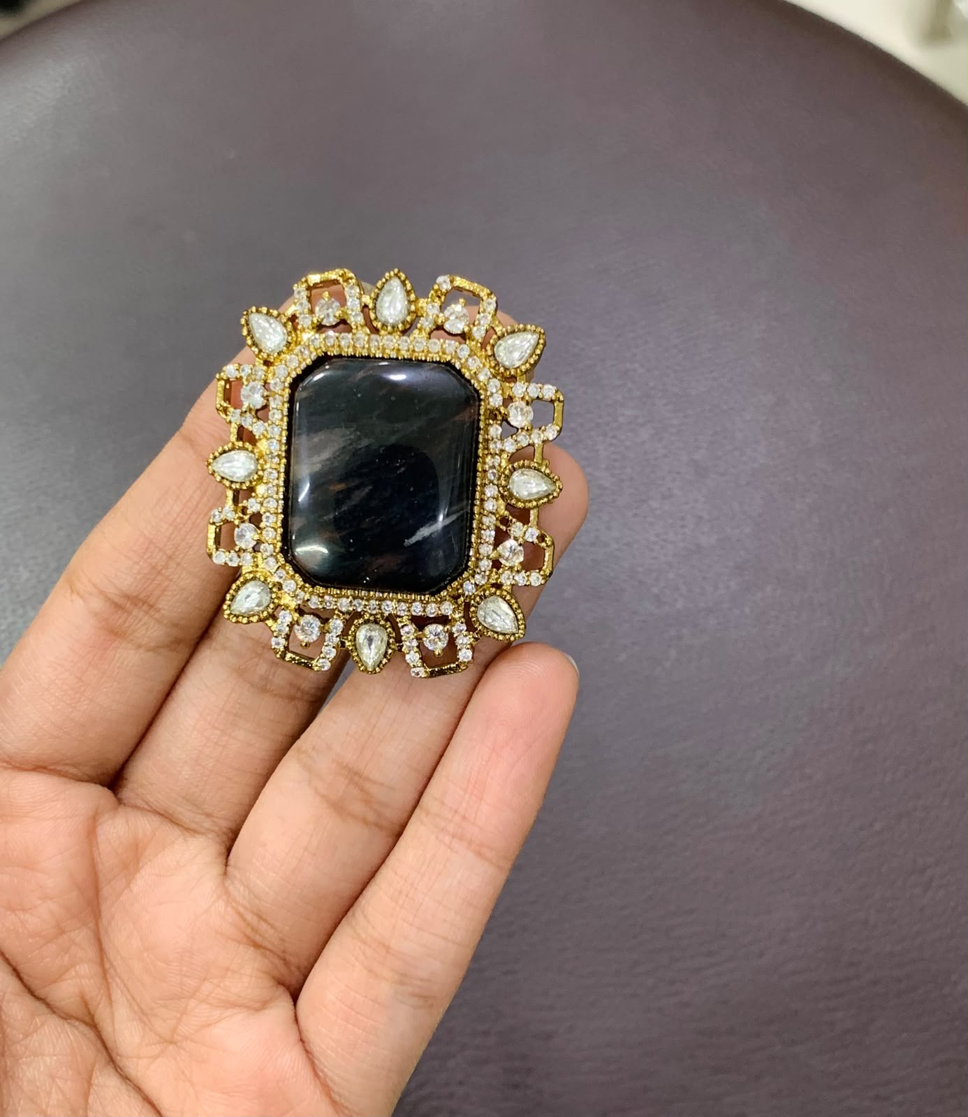 Victorian Style Gemstone Statement Rings - Image 4