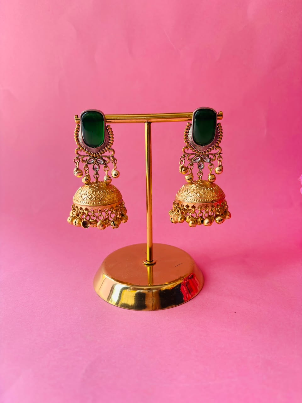 Handcrafted Ethnic Jhumkas - Image 2