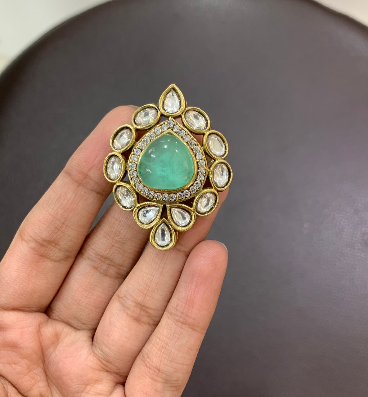 Victorian Style Gemstone Statement Rings - Image 3