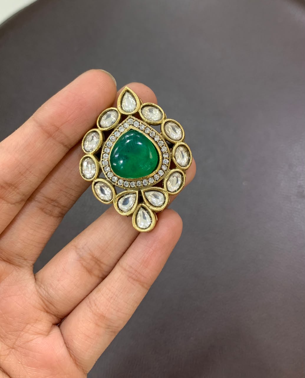 Victorian Style Gemstone Statement Rings - Image 8