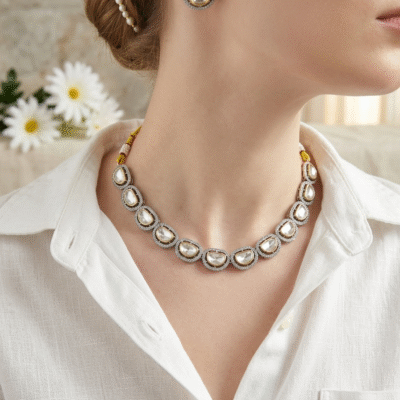 Polki Statement Necklace Set