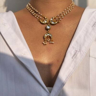 Moon Pearl Necklace